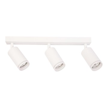 Spot lampa PIPE 3xGU10/10W/230V bela