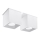 Spot lampa QUAD 2 2xGU10/40W/230V bela