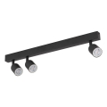Spot lampa TOP 3xGU10/10W/230V crna