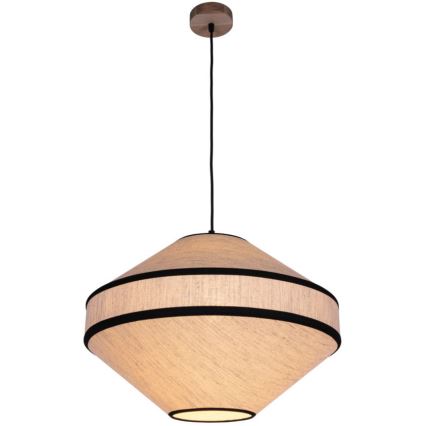 Luster na lanku AMIGO 1xE27/60W/230V hrast