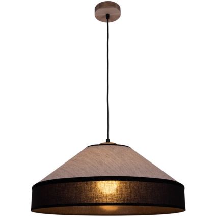 Luster na lanku AMIGO 1xE27/60W/230V hrast