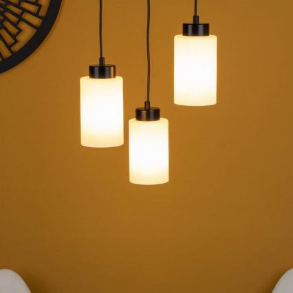 Luster na sajli BOSCO 3xE27/60W/230V