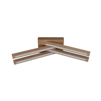 LED plafonski luster LINUS 4xLED/4,5W/230V matni hrast