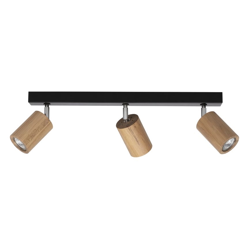 LED stropni spot MATTI 3xGU10/5W/230V hrast