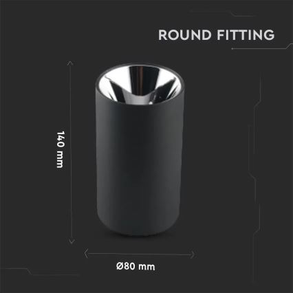 Spot svetiljka 1xGU10/35W/230V crna/srebrna