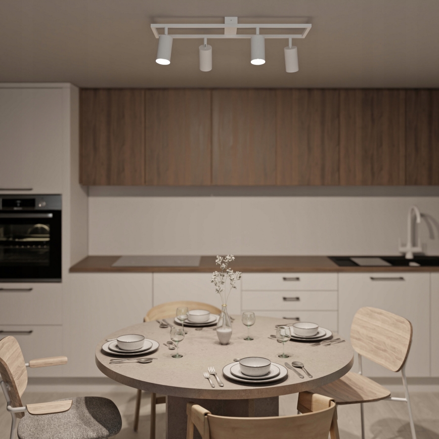 Spot svetiljka 4xGU10/30W/230V bela