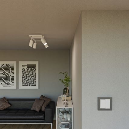 Spot svetiljka 4xGU10/30W/230V bela