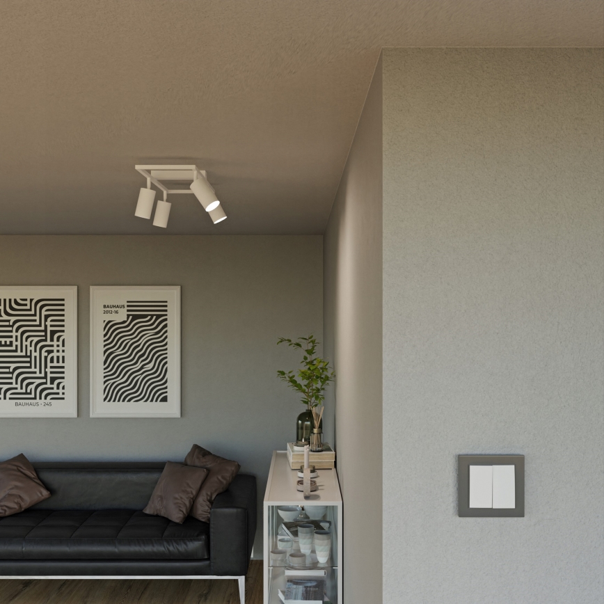 Spot svetiljka 4xGU10/30W/230V bela