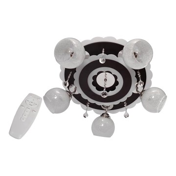 Spot svetiljka ARONA 5xE27/15W/230V+LED crna