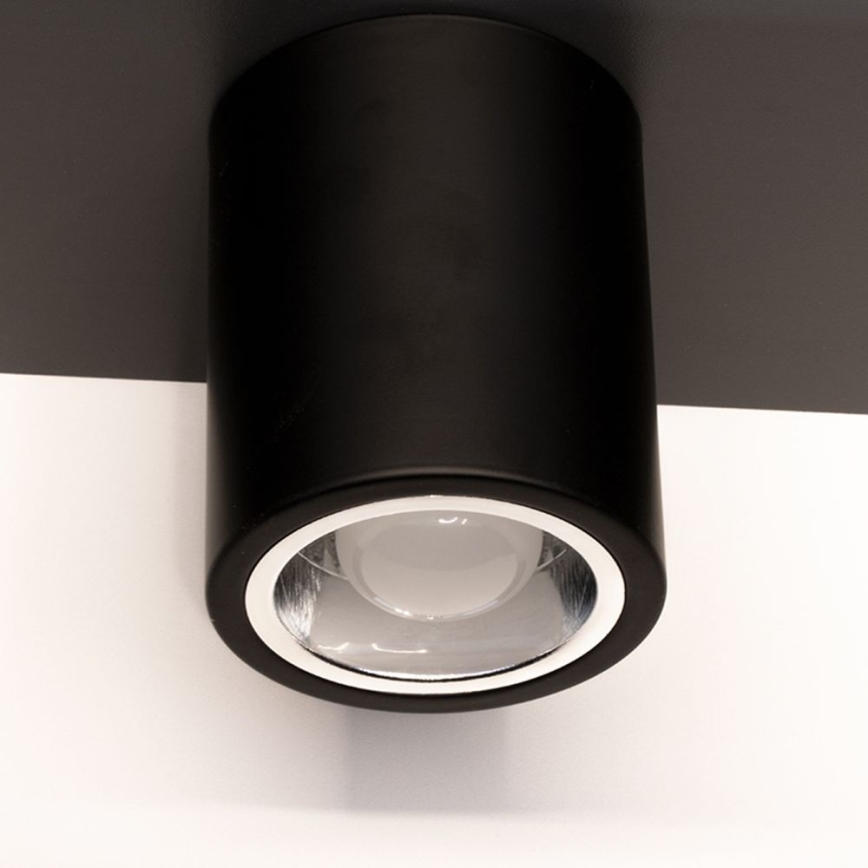 Spot svetiljka JUPITER 1xE27/20W/230V prečnik 13 cm crna
