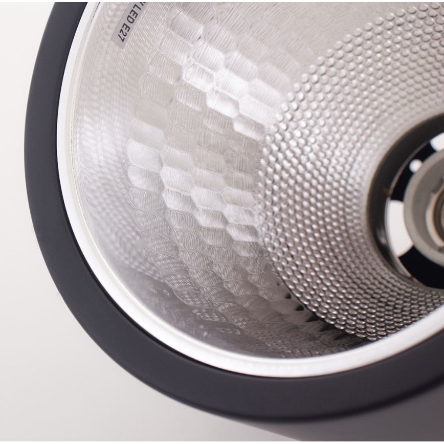 Spot svetiljka JUPITER 1xE27/20W/230V prečnik 16,5 cm crna