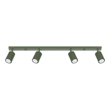 Spot svetiljka KARBON 4xGU10/10W/230V zelena