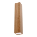 Spot svetiljka KEKE 1xGU10/40W/230V 30 cm hrast