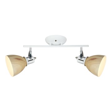 Spot svetiljka KRATER 2xE27/15W/230V