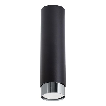 Spot svetiljka NERO 1xGU10/10W/230V 22,5 cm crna/sjajni hrom