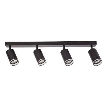 Spot svetiljka PIPE 4xGU10/10W/230V crna
