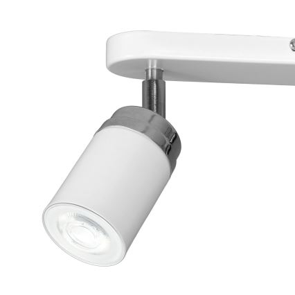 Stropno spot svetlo RENO 2xGU10/8W/230V belo/sjajni hrom
