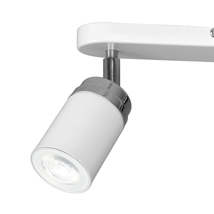 Stropno spot svetlo RENO 2xGU10/8W/230V belo/sjajni hrom