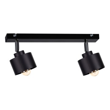 Spot svetiljka SIMPLY BLACK 2xE27/60W/230V