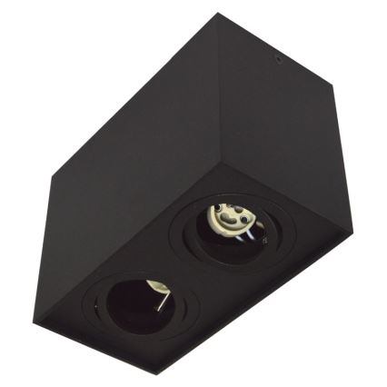 Spot svetiljka SIROCO 2xGU10/30W/230V crna
