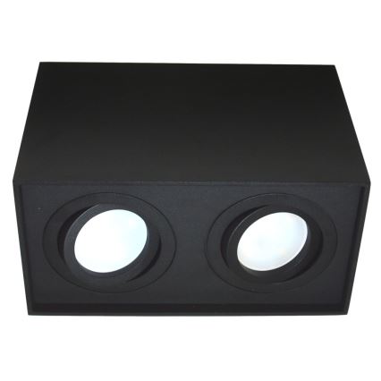 Spot svetiljka SIROCO 2xGU10/30W/230V crna