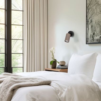 Spot svetiljka TUNE 1xGU10/10W/230V crna/braon