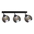 Spot svetiljka UNO 3xE27/60W/230V crna