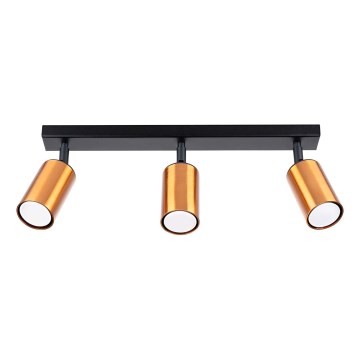 Spot svetiljka WINX 3xGU10/10W/230V crna/bakar