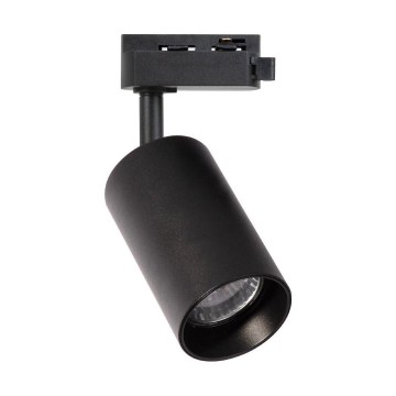 Spot svetiljka za 1-fazni šinski sistem PIPE 1xGU10/10W/230V crna