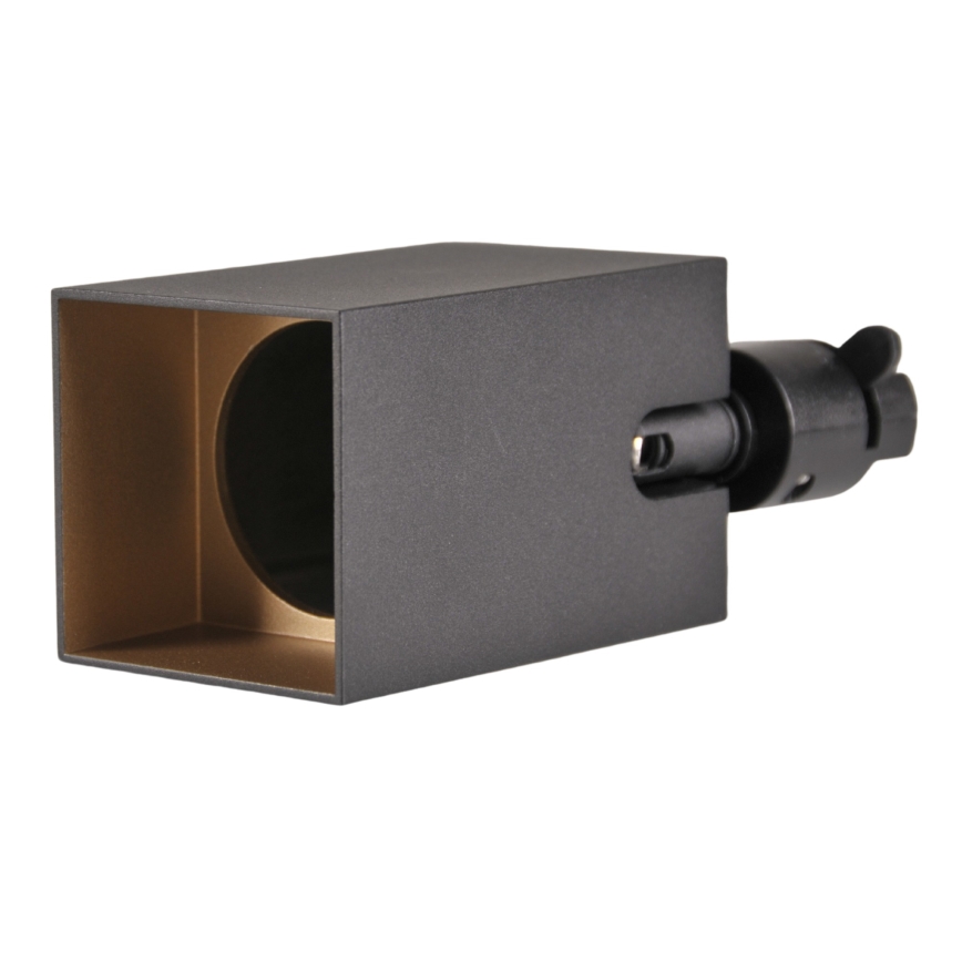 Spot svetiljka za šinski sistem SQUARE 1xGU10/10W/230V crna