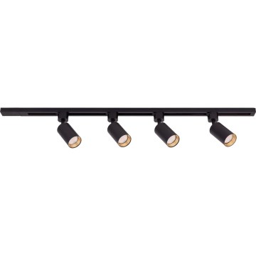 Spot svetiljka za šinski sistem TRACER 4x GU10/10W/230V, 1 m, crna