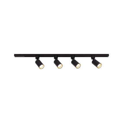 Spot svetiljka za šinski sistem TRACER 4x GU10/10W/230V, 1 m, crna