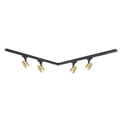 Spot svetiljka za šinski sistem VOLF 4xGU10/10W/230V zlatna/crna