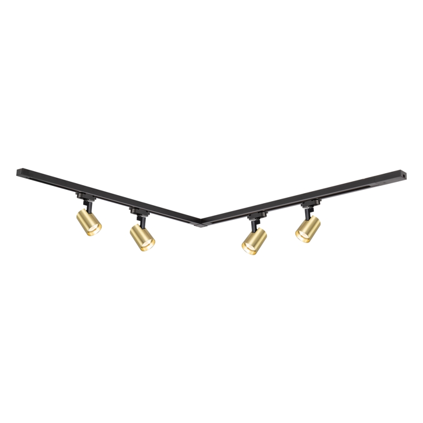 Spot svetiljka za šinski sistem VOLF 4xGU10/10W/230V zlatna/crna