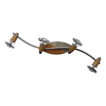 Spot svetiljka ZEUS 4xE14/40W/230V kaučukovac