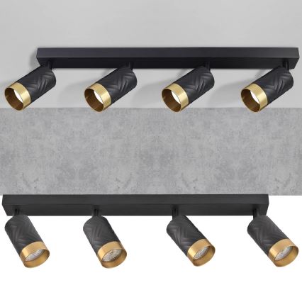 Spot svetlo ARRAS 4xGU10/10W/230V crno