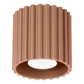 Spot svetlo AURA 1xGU10/10W/230V, 10 cm, braon