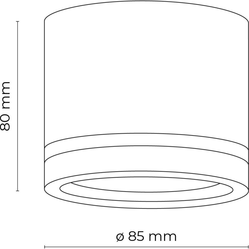 Spot svetlo JET 1xGX53/11W/230V belo