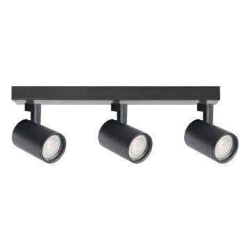 Spot svetlo LYNX 3xGU10/10W/230V crno