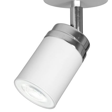 Spot svetiljka RENO 1xGU10/8W/230V bela/sjajni hrom