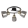 Spot svetlo SMOKY 3xE14/9W/230V crna/mesing/siva