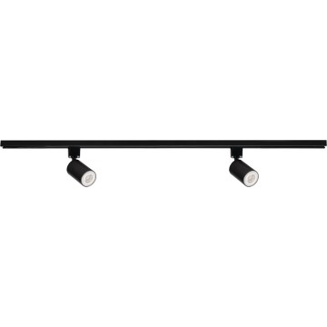 Spot svetlo za šinski sistem ALTEAR 2xGU10/10W/230V 1m crno