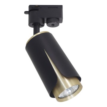 Spot svetlo za šinski sistem FLOWER 1xGU10/8W/230V crna
