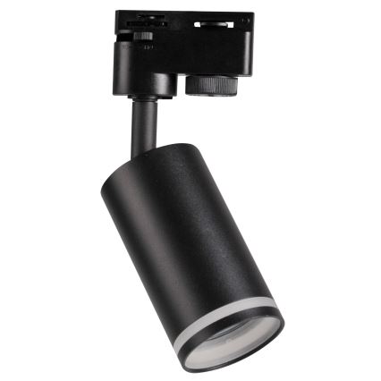 Reflektor za šinski sistem PARIS 6xGU10/10W/230V + 2x1 m šinski sistem, crne boje
