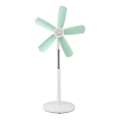 Stajaći ventilator 15 W / 230 V, prečnik 50 cm, bela/zelena