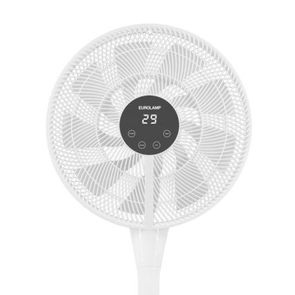 Stajaći ventilator 25W/230V, prečnik 40 cm, beo + daljinski upravljač