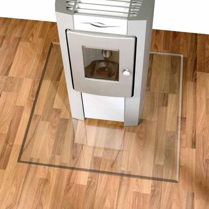 Staklena podloga za peć 1000x1000x8 mm, kvadratna