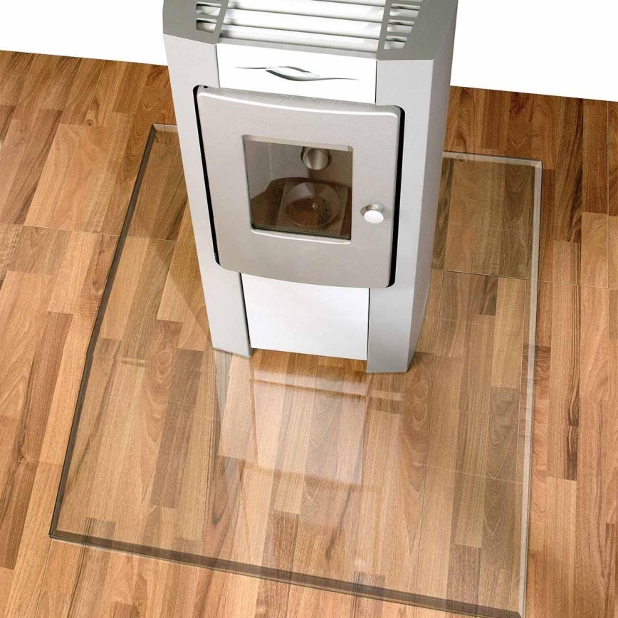 Staklena podloga za peć 900x750x8 mm pravougaona