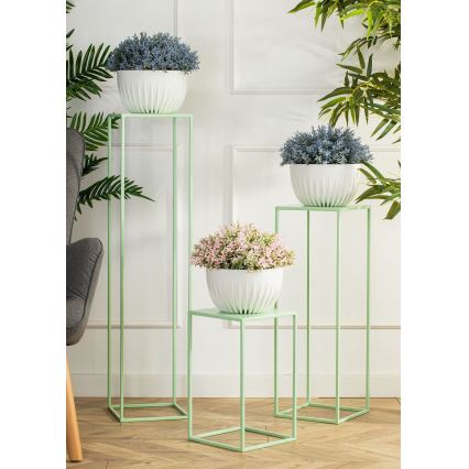 Stalak za cveće 100 x 24 cm, svetlo zelene boje