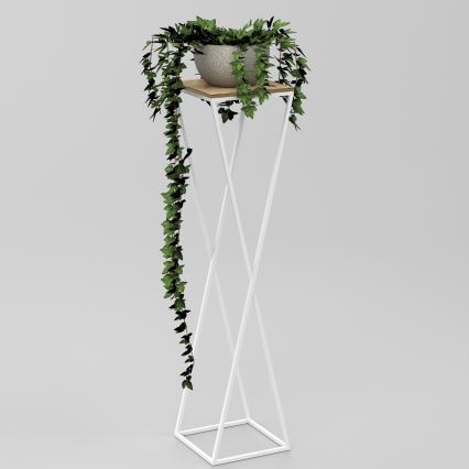 Stalak za cveće 100x24 cm beo